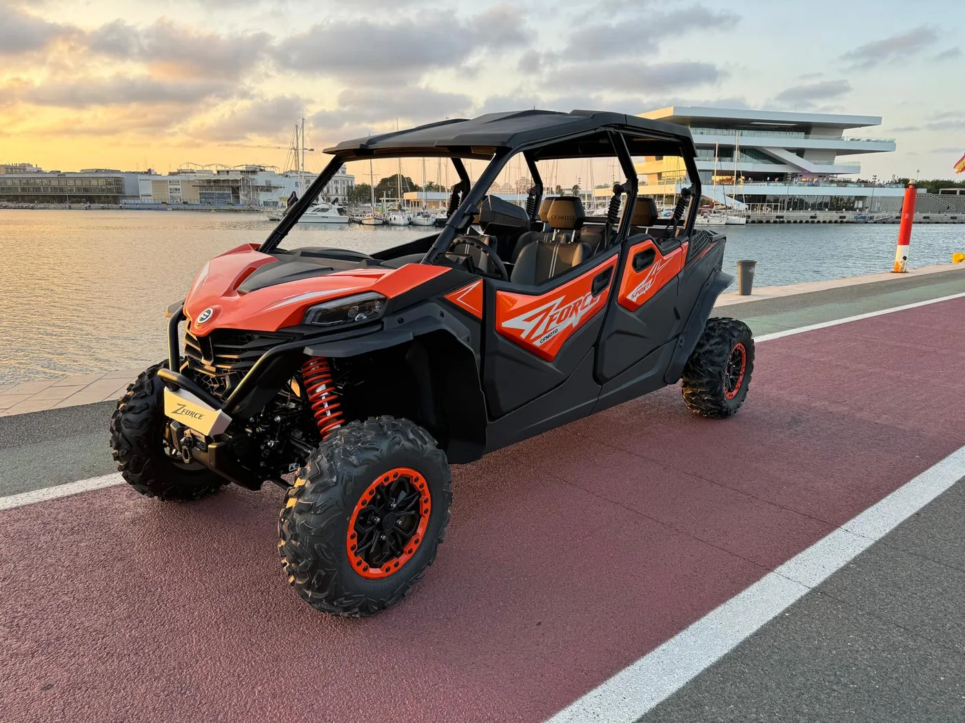 Photograph of the CFMOTO Z-Force 1000 in the RoadStar fleet