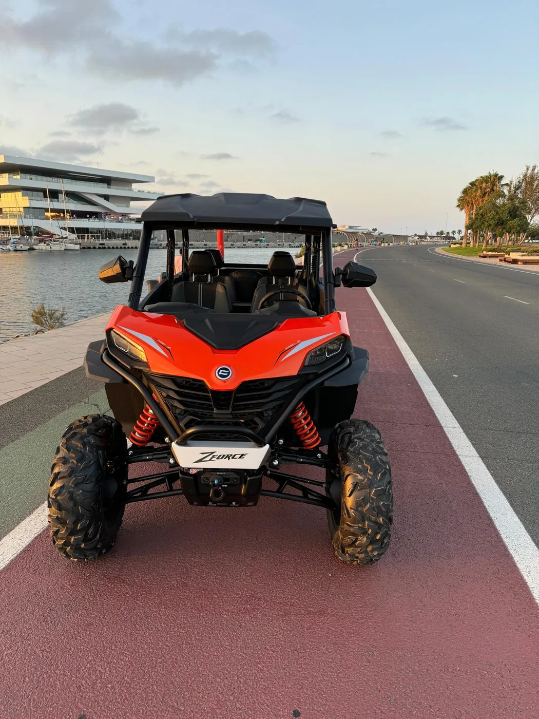 Photograph of the CFMOTO Z-Force 1000 in the RoadStar fleet